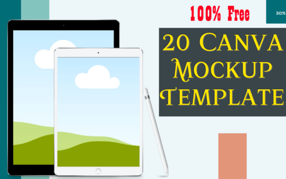 20 Free Canva Mockup Templates