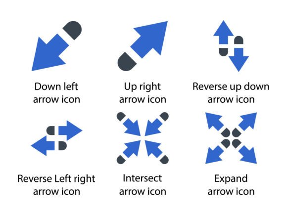 Arrows Icon Set 2: A Versatile Tool for Designers and Creators