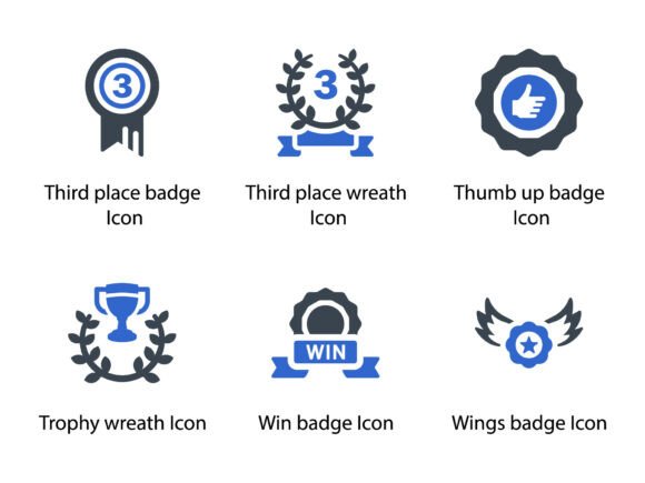 Awards Icon Set 8: Elevate Your Design Projects with Beautiful Glyph Icons