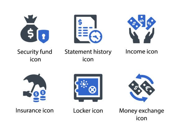 Banking Icon Set 3: A Versatile Tool for Modern Design Projects