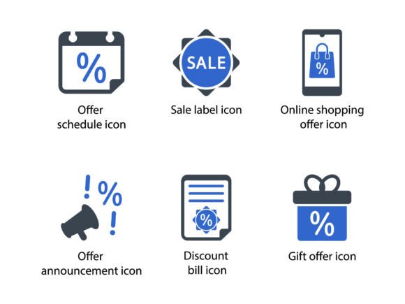 Black Friday Icon Set 2: Essential Design Tools