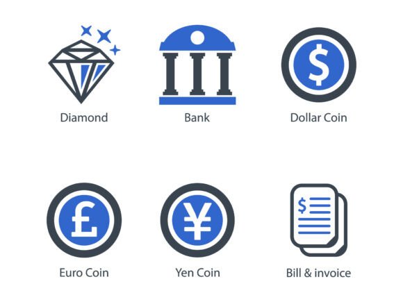 Business Finance Icon Set 1