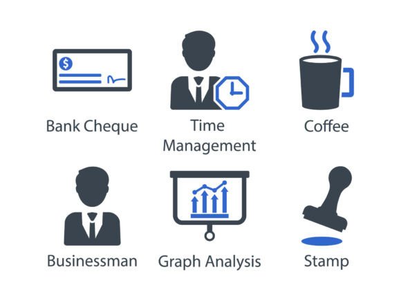 Business Office Icon Set 9: A Versatile Design Tool for Modern Professionals