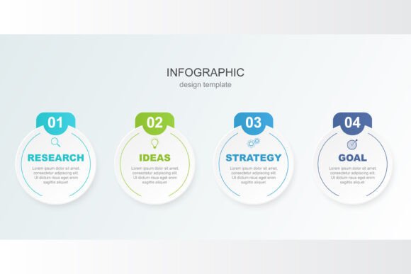 Gradient Circular Infographic Elements for Effective Visual Communication