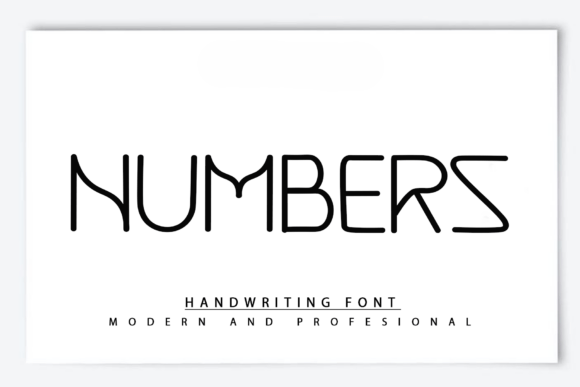 Numbers: A Sleek, Minimalistic Font for Modern Workflows