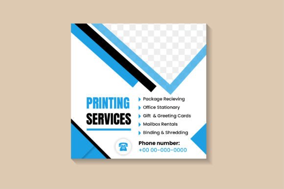 Printing Services Square Banner: A Versatile Tool for Digital and Print Needs