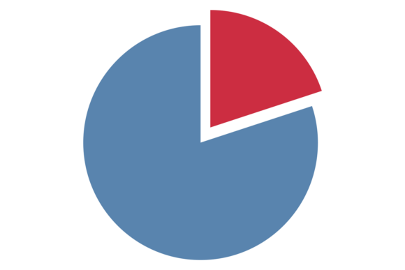 Round Infographic Chart. Pie Diagram Col
