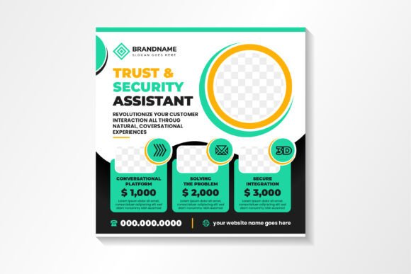 Trust and Security Square Banner: A Must-Have for Modern Digital Design
